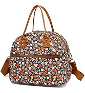 FlowFly Insulated Lunch Bag With Shoulder Strap for Women, Men, and Kids, Large and Reusable, Han...