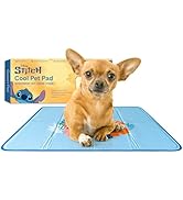 The Green Pet Shop Cool Pet Pad - Extra Small, Disney’s Stitch - Self-Cooling, Pressure Activated...