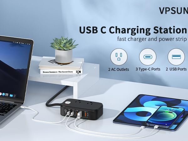 USB C Charging Station