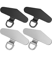TENOC Metal Phone Tether Tab, Metal Phone Patch, Universal Cellphone Lanyard Pad for Full Phone C...