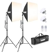 Torjim Softbox Lighting Kit, Professional Photography Lighting Kit