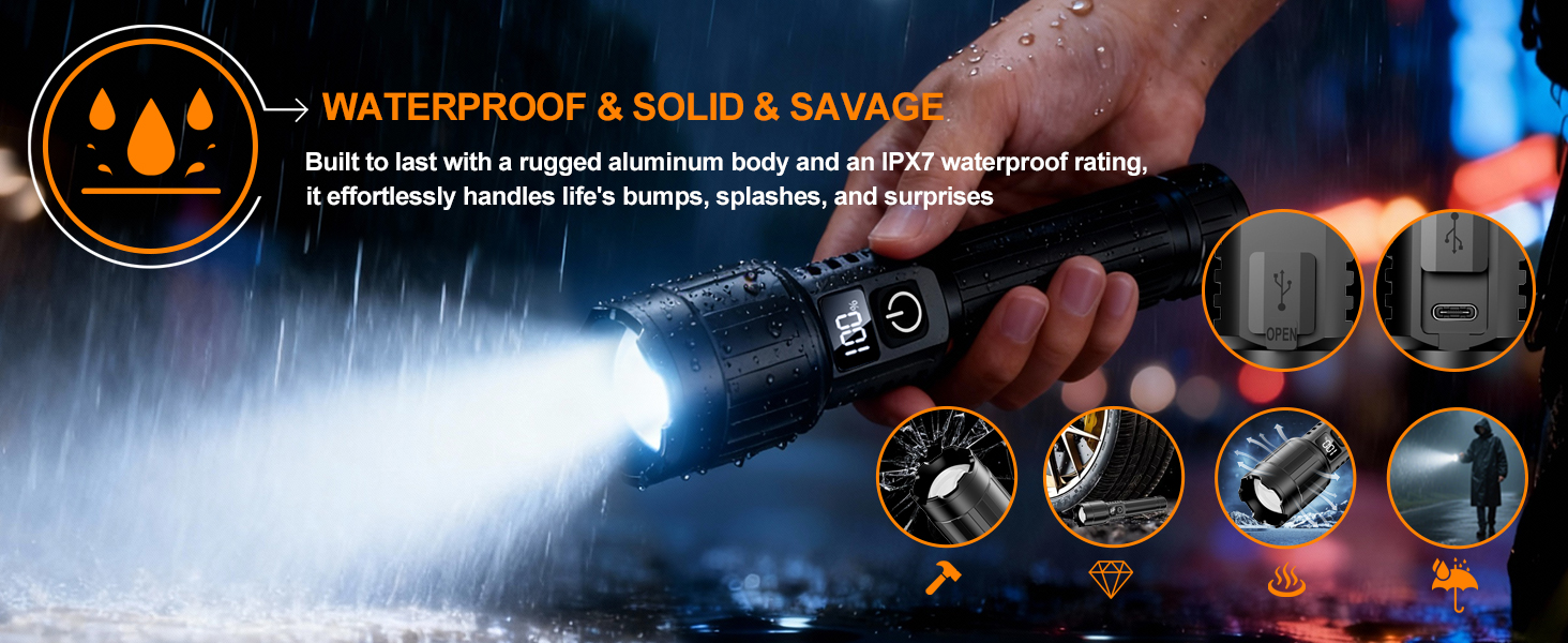 super bright flashlight