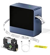 1 Inch Label Maker Machine with-Tape Large Print, Rechargeable Label Maker Waterproof-Labels, Wir...
