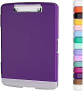 Piasoenc Clipboard with Storage, 8.5x11" Storage Clipboards with Pen Holder and A4 Legal Paper Fo...