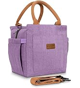 Joymee Lunch Bag Women Insulated Lunch Box with Adjustable Shoulder Strap Large Reusable Durable ...