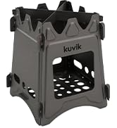 Kuvik Titanium Wood Stove - Ultralight and Compact Stove for Backpacking, Camping, and Survival