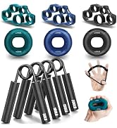 ZEAGUS Grip Strength Trainer,Finger Exerciser-10 Piece Kit | Forearm Strengthener,Finger Strength...