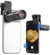 APEXEL 6X Upgraded Telephoto Lens for iPhone, Samsung, Pixel and Android | 144mm Equivalent, Univ...