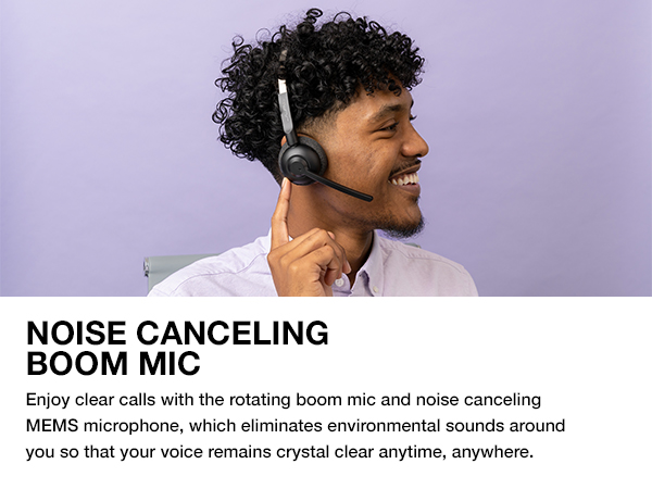 Noise Canceling Boom Mic