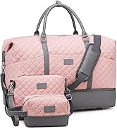 Weekender Bags for Women with Toiletry Bags Large Overnight Bags Travel Duffel Bag Carry On Shoul...
