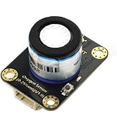 Gravity: I2C Electrochemical Oxygen (O2) Sensor Module | 0-25% Vol Range | Plug & Play Digital Ga...