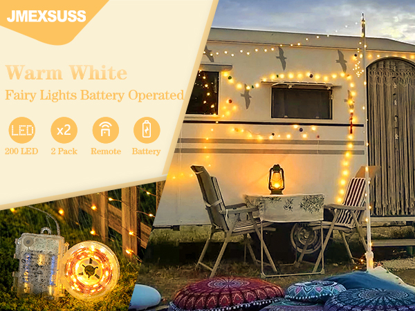 outdoor fairy lights