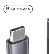 RUXELY USB C 90 Degree Adapter 3Pack,PD 100W 40Gbps Right Angle Extender,Type C Male to Female Co...