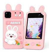 Kids Smart Phone for Girls Ages 3-8, No WiFi Toy Phone with 2.8" Touchscreen, Dual Camera, 32GB C...