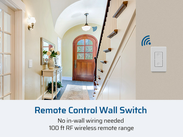 Wireless Light Switch and Receiver Kit
