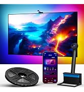 Ailofy Smart TV LED Backlight with Camera for 55-65 inch Screens, 12.5ft TV Backlight Sync to Scr...