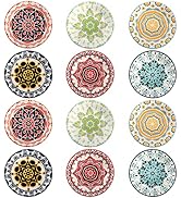 Cedilis 12 Pack Ceramic Soy Sauce Dipping Bowls, 3.5oz Pinch Bowls for Kitchen Prep, 4 Inch Small...