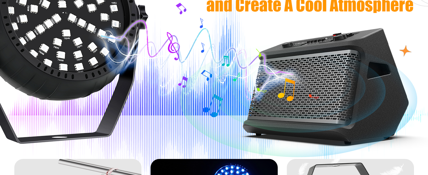 rechargeable party lights