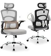 Office Chair Ergonomic Desk Chair - Home Mesh Office Desk Chair with Wheels, High-Back Computer G...