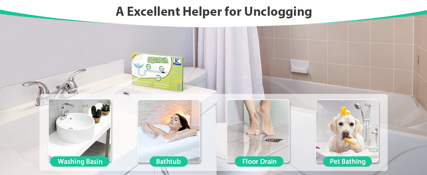 5. sink snake drain clog remover