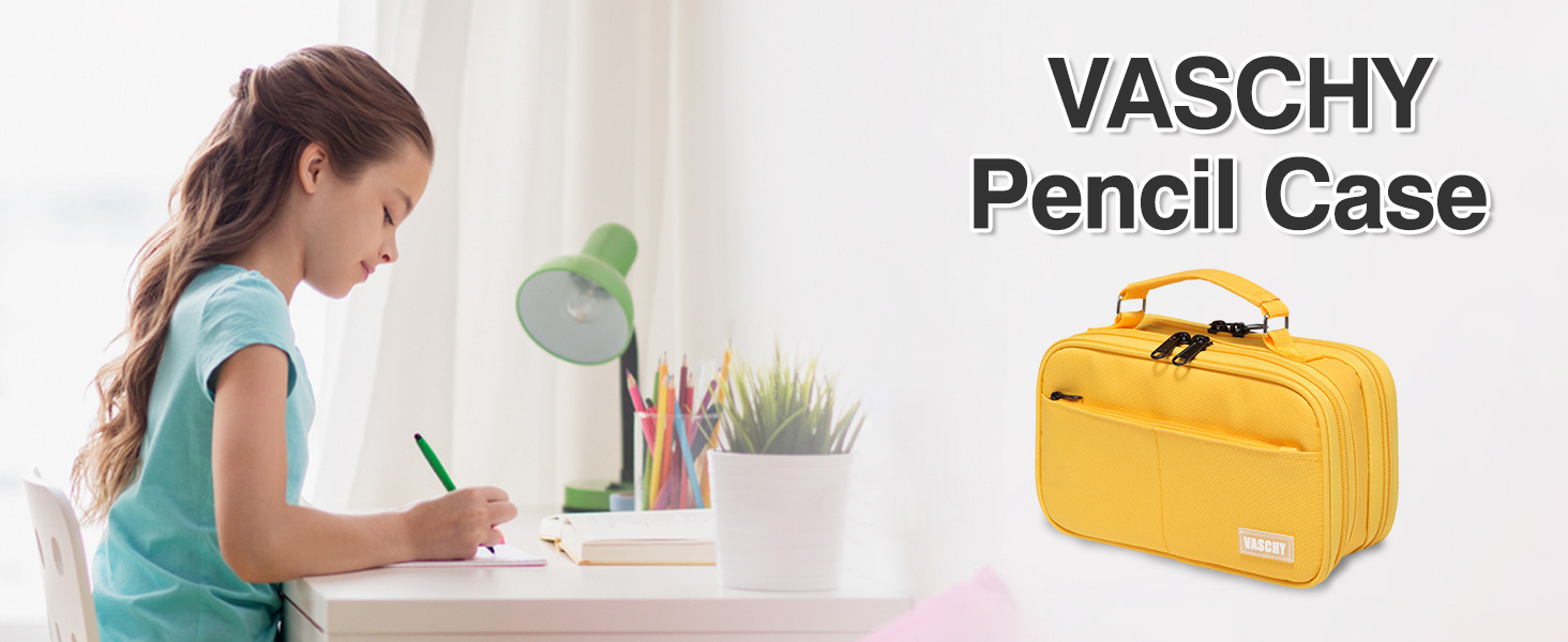 Large Pencil Pouch Bag Case