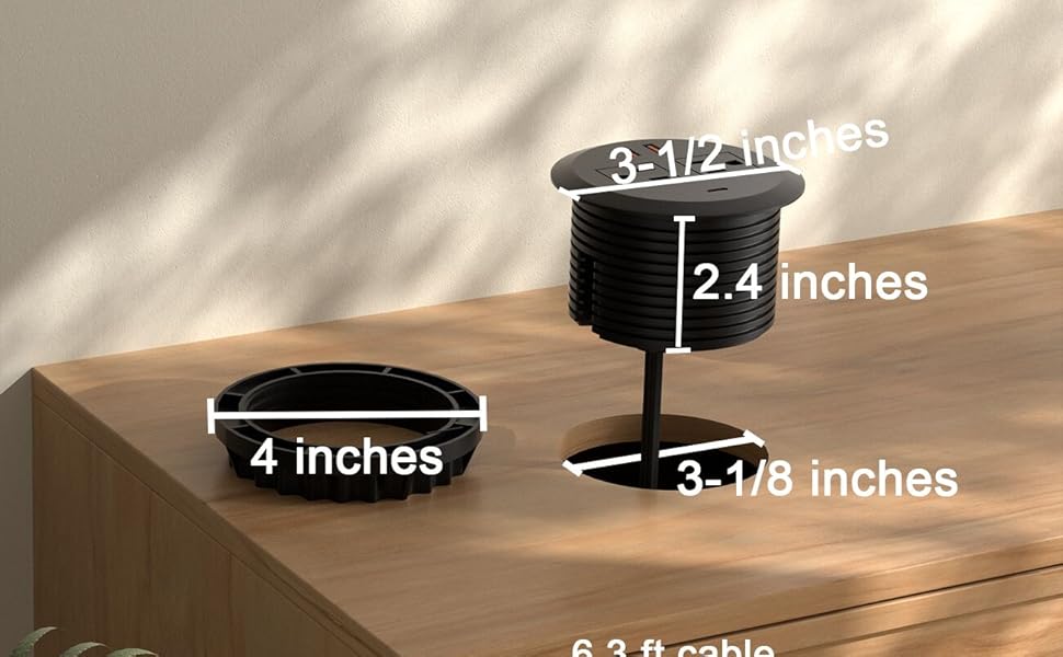 desktop power grommet