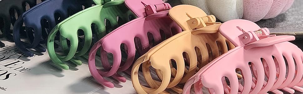 4.3? Matte Large Hair Claw Clips