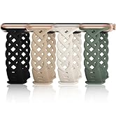Slim Silicone Bands Compatible with Apple Watch Band 40mm 38mm 41mm 44mm 45mm 46mm 42mm Women Flo...