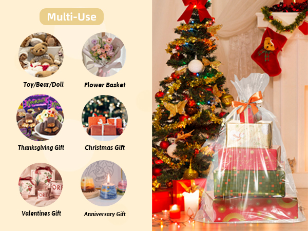 Cellophane Wrap for Gift Baskets