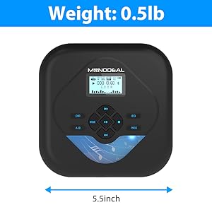 cd player portable with headphones