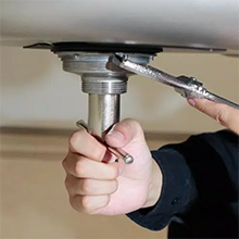 sink strainer wrench application
