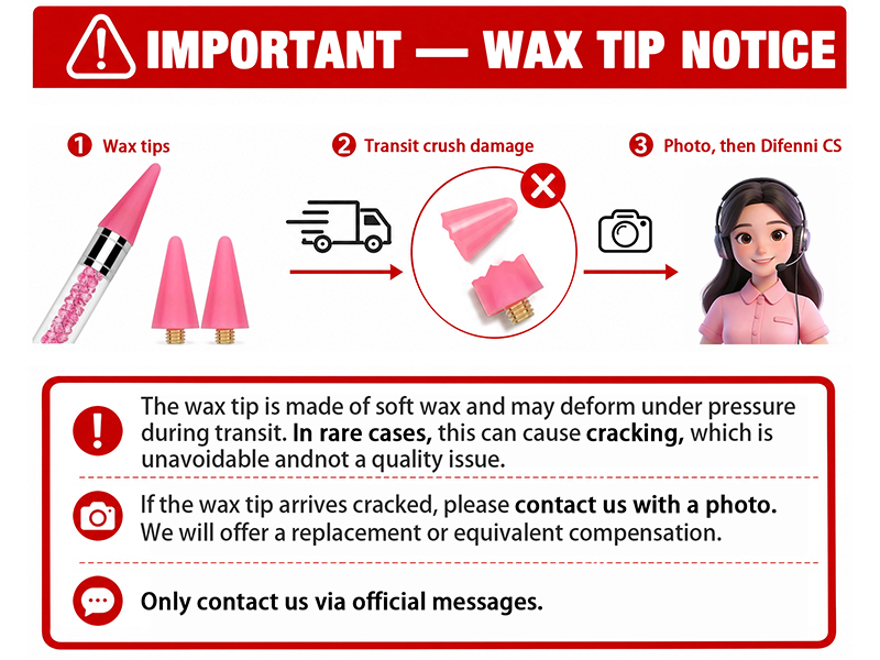 WAX TIP NOTICE