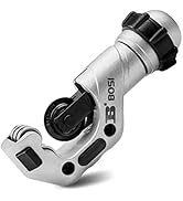 B BOSI TOOLS Tubing Cutter, 3/16 to 1-3/8 inch Outer Diameter Heavy Duty Pipe Cutter of Aluminum,...