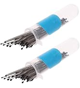 200 Pcs Insect Pins Specimen Pins Stainless Steel with Plastic Box Resin for Head for Entomology ...