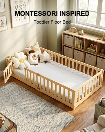 toddler floor bed