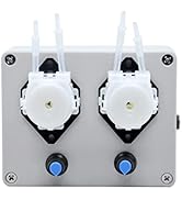 Gikfun DC 12V Adjustable Peristaltic Liquid Dosing Pump,Dosing Head, 8-70 ml/min with Adapter for...