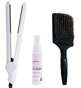 InStyler Curation Ceramic Styling Iron - Flat Iron Hair Straightener Bundled with Solutions Gloss...