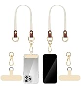 Hovmwey Stretchy Phone Lanyard Tether, 2 Pack Phone Leash Anti-theft Phone Strap for Anti-drop Ou...