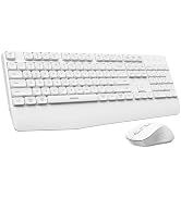 seenda Wireless Bluetooth Keyboard Mouse Combo, COE200 Ergonomic Keyboard with Wrist Rest, Silent...