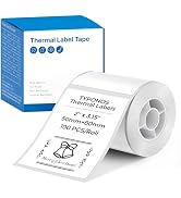 TYPONOS Label for PM240 Printer, 2'' (50x80mm) Thermal Tape, 1 Roll White