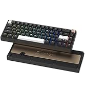 Womier SK65 Pro Wireless Gaming Keyboard 60 Percent, Creamy Mechanical Keyboard with QMK, Quick R...