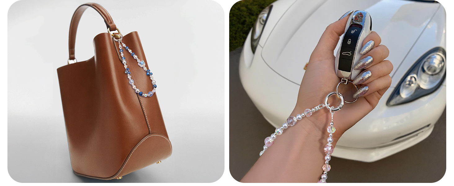 pearl phone strap