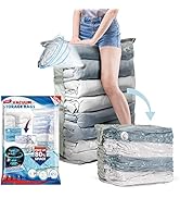 TAILI 6 Pack Vacuum Storage Bags, Jumbo Cube (31x40x15 Inch), Extra Large Vacuum Seal Bags for Cl...