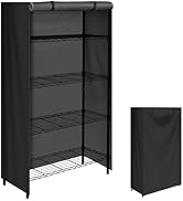 CATOTEL Storage Shelf Cover,Waterproof Shelf Cart Cover Protective Outdoor Indoor Wire Rack Dust ...