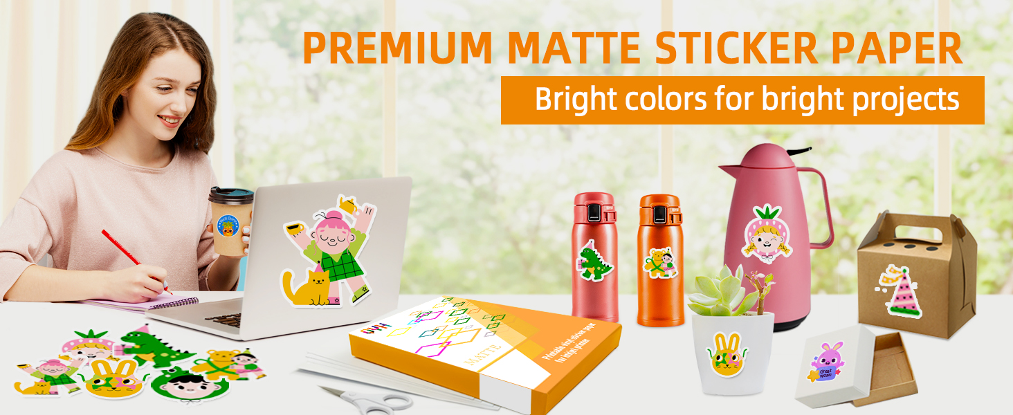 premium matte sticker paper