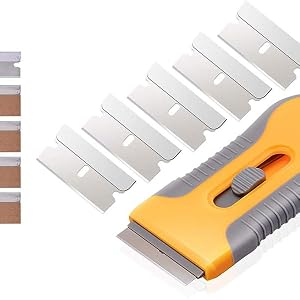 label scraper,scraper,paint scrapers,plasti. scraper,plastic razor blades sticker remover scraper