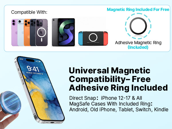 Magnetic Thumb Up Base Phone Umbrella for Sun iphone Gift for Women Men Girls Teen Adults Boy