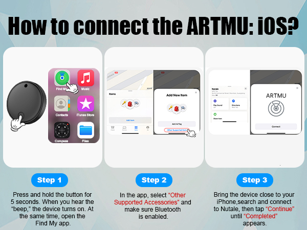 how to connect the iOS