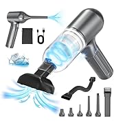 OGMAPLE Handheld Car Vacuum Portable Cordless Mini Vacuum Cleaner High Power 150W 17000Pa 4-in-1 ...