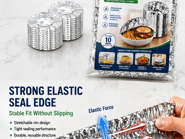 Reusable Aluminum Foil Food Covers